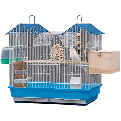 Vogelhaus Schmiedeeiserner Vogelkäfig, tragbarer Reiseflug-Vogelkäfig mit Schubladen-Tablett, großer Vogelkäfig mit Rollständer und Spielzeug Heimtiercenter Vogelhaus Schmiedeeiserner Vogelkäfig, tragbarer Reiseflug-Vogelkäfig mit Schubladen-Tablett, großer Vogelkäfig mit Rollständer und Spielzeug Heimtiercenter von UTMACH