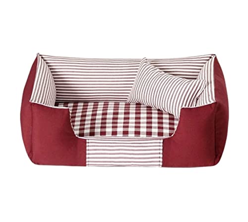 Hundebett Hundekorb Katzenbett Hundekörbchen Lattice Pet Dog Bed Mat Warming Dog House Soft Nest Sleeping Warm Kennel Pet Supplies For Cat Puppy Haustierbett Hundesofa ( Color : Rood , Size : 86*63cm Hundebett Hundekorb Katzenbett Hundekörbchen Lattice Pet Dog Bed Mat Warming Dog House Soft Nest Sleeping Warm Kennel Pet Supplies For Cat Puppy Haustierbett Hundesofa ( Color : Rood , Size : 86*63cm von UTOQIA