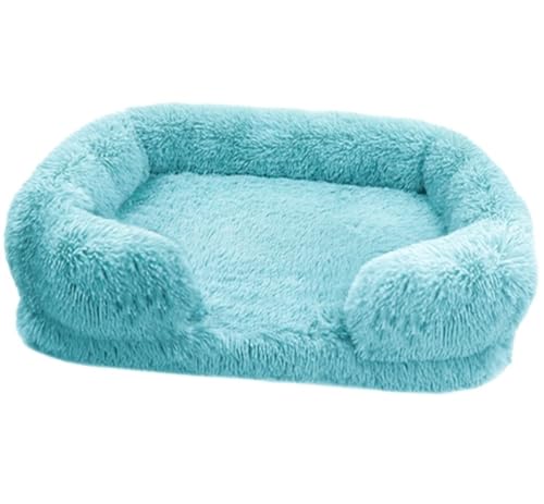 Hundebett Hundekorb Katzenbett Hundekörbchen Waschbares Hundebett, Katzenbett, Beruhigendes Hundebett, Anti-Angst, Mit Abnehmbarem Bezug Haustierbett Hundesofa ( Color : A , Size : 40*30*12cm ) von UTOQIA