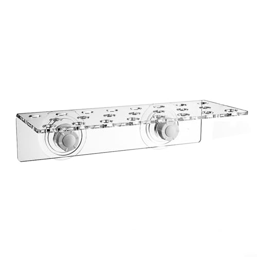 UTTASU Coral Frag Rack Kit – transparenter Acryl-Aquarium-Halter, 5 Frag-Slots, Meeresriff-Zubehör für Salzwasser- und Süßwassertank-Anbau (CRB-23) von UTTASU