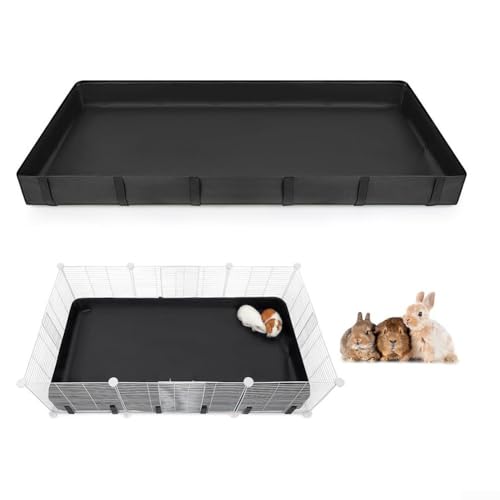 Wasserdichte Einlagen für Meerschweinchenkäfige Design für Kleintier-Lebensräume (82 x 58 x 11 cm) von UTTASU