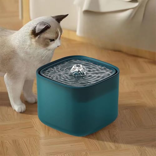UUE Katzenbrunnen, 3L Trinkbrunnen für Katze, Super Silent Katzen Trinkbrunnen, Wasserbrunnen für Katzen, Automatisch Katzentrinkbrunnen, Trinkbrunnen Katze, Katzen Brunnen - für Mehrere Haustiere von UUE