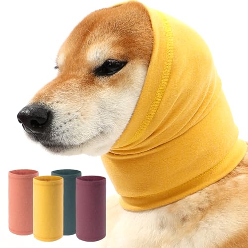 UUREED Beruhigender Hunde-Kapuzenpullover, Hämatom-Ohrwickel, ruhige Kopfbedeckung, Ohrenschützer für Bad, Gewitter UUREED Beruhigender Hunde-Kapuzenpullover, Hämatom-Ohrwickel, ruhige Kopfbedeckung, Ohrenschützer für Bad, Gewitter von UUREED
