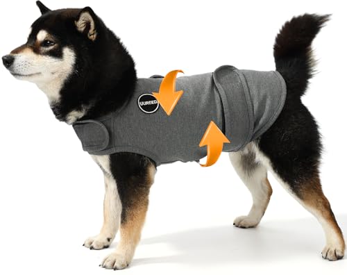 UUREED Hunde-Angstweste, Komfortentlastungsmantel, beruhigende Weste für Gewitter, Reisen, Feuerwerk, Tierarztbesuche, Trennungsangstlinderung für Hunde UUREED Hunde-Angstweste, Komfortentlastungsmantel, beruhigende Weste für Gewitter, Reisen, Feuerwerk, Tierarztbesuche, Trennungsangstlinderung für Hunde von UUREED