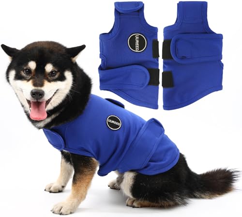 UUREED Hunde-Angstweste, bequem, zur Linderung von Angst, beruhigende Weste für Gewitter, Reisen, Feuerwerk, Tierarztbesuche, Trennungsangstlinderung für Hunde UUREED Hunde-Angstweste, bequem, zur Linderung von Angst, beruhigende Weste für Gewitter, Reisen, Feuerwerk, Tierarztbesuche, Trennungsangstlinderung für Hunde von UUREED