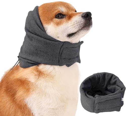 UUREED Hunde-Ohrenschützer, Lärmschutz, Hämatom-Ohrwickel, verbessertes Klettband für Angstlinderung, warme Hundeohrabdeckung, Wintermütze, Hundeohrabdeckungen für Bad, Gewitter UUREED Hunde-Ohrenschützer, Lärmschutz, Hämatom-Ohrwickel, verbessertes Klettband für Angstlinderung, warme Hundeohrabdeckung, Wintermütze, Hundeohrabdeckungen für Bad, Gewitter von UUREED