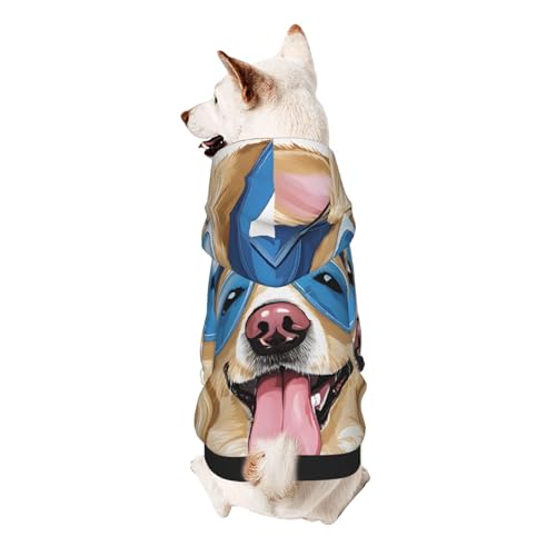 Hunde-Kapuzenpullover, stilvolle Hundekleidung, bedruckt, Haustierkleidung, Streetwear, Sweatshirt, Trainingsanzüge, Outfit für Hunde, Welpen, Größe M, Französische Bulldogge Hunde-Kapuzenpullover, stilvolle Hundekleidung, bedruckt, Haustierkleidung, Streetwear, Sweatshirt, Trainingsanzüge, Outfit für Hunde, Welpen, Größe M, Französische Bulldogge von UUYHHGB