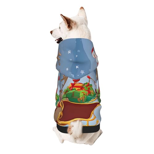 Hunde-Kapuzenpullover, stilvolle Hundekleidung, bedruckt, Haustierkleidung, Streetwear, Sweatshirt, Trainingsanzüge, Outfit für Hunde, Welpen, Größe XL, Aufdruck "Merry Christmas" Hunde-Kapuzenpullover, stilvolle Hundekleidung, bedruckt, Haustierkleidung, Streetwear, Sweatshirt, Trainingsanzüge, Outfit für Hunde, Welpen, Größe XL, Aufdruck "Merry Christmas" von UUYHHGB