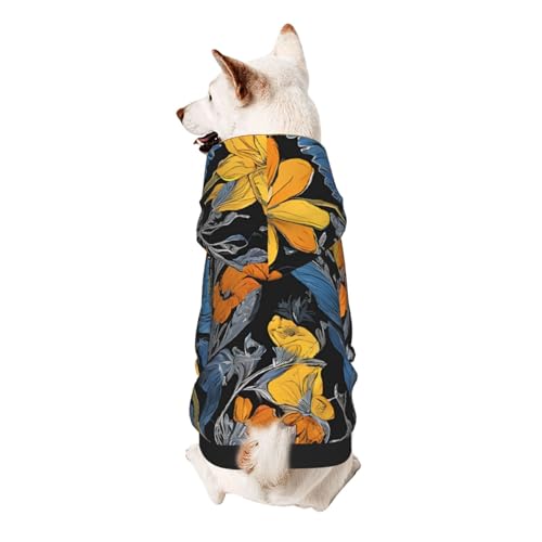 Hunde-Kapuzenpullover, stilvolle Hundekleidung, bedruckt, Haustierkleidung, Streetwear, Sweatshirt, Trainingsanzüge, Outfit für Hunde, Welpen, Größe XL, Hippie-Muster Hunde-Kapuzenpullover, stilvolle Hundekleidung, bedruckt, Haustierkleidung, Streetwear, Sweatshirt, Trainingsanzüge, Outfit für Hunde, Welpen, Größe XL, Hippie-Muster von UUYHHGB