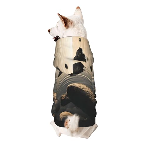 Hunde-Kapuzenpullover, stilvolle Hundekleidung, bedruckt, Haustierkleidung, Streetwear, Sweatshirt, Trainingsanzüge, Outfit für Hunde, Welpen, Größe XL, Zen-Stein Hunde-Kapuzenpullover, stilvolle Hundekleidung, bedruckt, Haustierkleidung, Streetwear, Sweatshirt, Trainingsanzüge, Outfit für Hunde, Welpen, Größe XL, Zen-Stein von UUYHHGB
