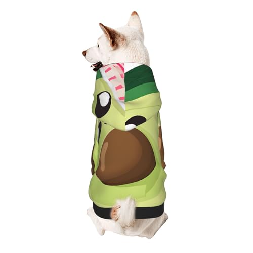 Hunde-Kapuzenpullover, stilvolle Hundekleidung, bedruckt, Haustierkleidung, Streetwear, Sweatshirt, Trainingsanzüge, Outfit für Hunde, Welpen, Größe XL, niedliche Avocado Hunde-Kapuzenpullover, stilvolle Hundekleidung, bedruckt, Haustierkleidung, Streetwear, Sweatshirt, Trainingsanzüge, Outfit für Hunde, Welpen, Größe XL, niedliche Avocado von UUYHHGB