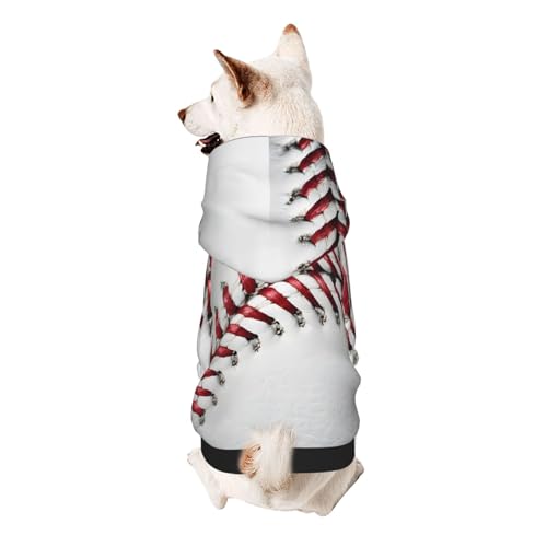 Hunde-Kapuzenpullover, stilvolle Hundekleidung, bedruckt, Haustierkleidung, Streetwear, Sweatshirt, Trainingsanzüge, Outfit für Hunde, Welpen, Größe XS, Baseball-Spitze, Nahaufnahme Hunde-Kapuzenpullover, stilvolle Hundekleidung, bedruckt, Haustierkleidung, Streetwear, Sweatshirt, Trainingsanzüge, Outfit für Hunde, Welpen, Größe XS, Baseball-Spitze, Nahaufnahme von UUYHHGB