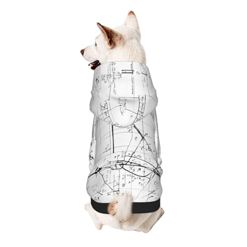 Hunde-Kapuzenpullover, stilvolle Hundekleidung, bedruckt, Haustierkleidung, Streetwear, Sweatshirt, Trainingsanzüge, Outfit für Hunde, Welpen, Größe XS, Mathematik, Geometrie, Geek Calculus Hunde-Kapuzenpullover, stilvolle Hundekleidung, bedruckt, Haustierkleidung, Streetwear, Sweatshirt, Trainingsanzüge, Outfit für Hunde, Welpen, Größe XS, Mathematik, Geometrie, Geek Calculus von UUYHHGB