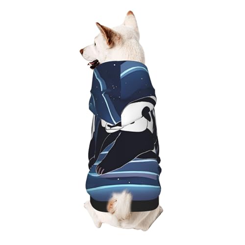 Hunde-Kapuzenpullover, stilvolle Hundekleidung, bedruckt, Haustierkleidung, Streetwear, Sweatshirt, Trainingsanzüge, Outfit für Hunde, Welpen, Größe XS, Panda Hunde-Kapuzenpullover, stilvolle Hundekleidung, bedruckt, Haustierkleidung, Streetwear, Sweatshirt, Trainingsanzüge, Outfit für Hunde, Welpen, Größe XS, Panda von UUYHHGB