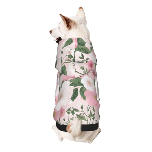Hunde-Kapuzenpullover, stilvolle Hundekleidung, bedruckt, Haustierkleidung, Streetwear, Sweatshirt, Trainingsanzüge, Outfit für Hunde, Welpen, Größe XXL, Pflanzen-Blumen Hunde-Kapuzenpullover, stilvolle Hundekleidung, bedruckt, Haustierkleidung, Streetwear, Sweatshirt, Trainingsanzüge, Outfit für Hunde, Welpen, Größe XXL, Pflanzen-Blumen von UUYHHGB