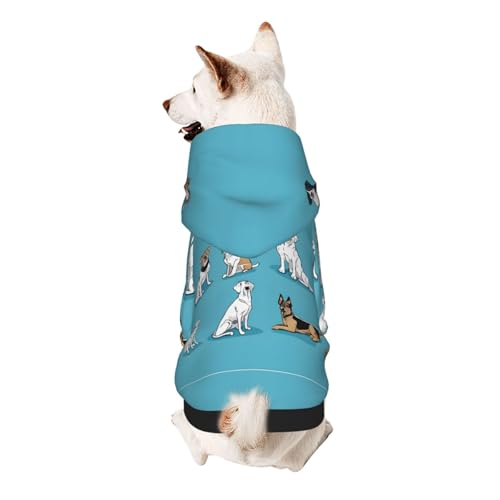 Hunde-Kapuzenpullover, stilvolle Hundekleidung, bedruckt, Haustierkleidung, Streetwear, Sweatshirt, Trainingsanzüge, Outfit für Hunde, Welpen, XXL, Cartoon-Beagle-Hund Hunde-Kapuzenpullover, stilvolle Hundekleidung, bedruckt, Haustierkleidung, Streetwear, Sweatshirt, Trainingsanzüge, Outfit für Hunde, Welpen, XXL, Cartoon-Beagle-Hund von UUYHHGB