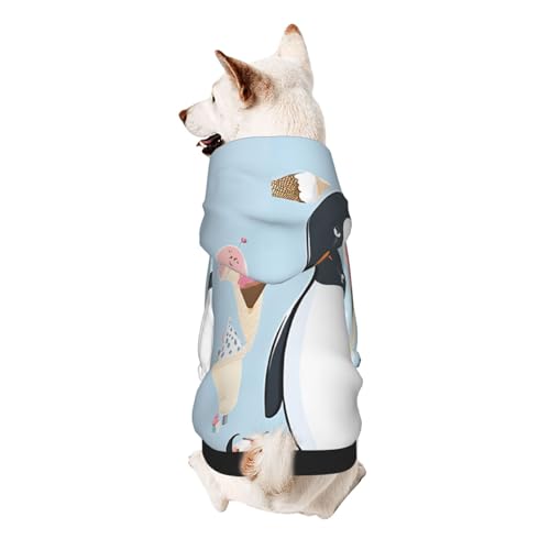 Hunde-Kapuzenpullover, stilvolle Hundekleidung, bedruckt, Haustierkleidung, Streetwear, Sweatshirt, Trainingsanzüge, Outfit für Hunde, Welpen, groß, niedliche Pinguine Hunde-Kapuzenpullover, stilvolle Hundekleidung, bedruckt, Haustierkleidung, Streetwear, Sweatshirt, Trainingsanzüge, Outfit für Hunde, Welpen, groß, niedliche Pinguine von UUYHHGB