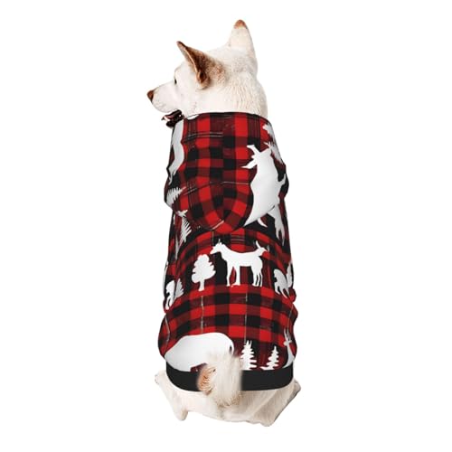 Hunde-Kapuzenpullover, stilvolle Hundekleidung, bedruckt, Haustierkleidung, Streetwear, Sweatshirt, Trainingsanzug, Outfit für Hunde, Welpen, Größe XXL, Kuh, Hirsch, Baum, Weihnachten Hunde-Kapuzenpullover, stilvolle Hundekleidung, bedruckt, Haustierkleidung, Streetwear, Sweatshirt, Trainingsanzug, Outfit für Hunde, Welpen, Größe XXL, Kuh, Hirsch, Baum, Weihnachten von UUYHHGB
