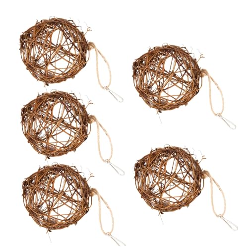 5pcs Hummingbird Nisting Vogelnisthäuser und Nest nachfüllbar im Freien Niststationen Gärten Geschenke für Vogelliebhaber von UWEOTYYY