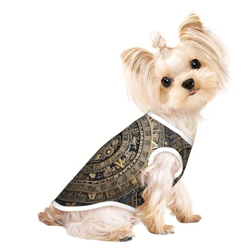 Ancient Compass Haustier-T-Shirts für Hunde, weiche und atmungsaktive Hundekleidung, einfaches An- und Ausziehen, geeignet für kleine Haustiere Ancient Compass Haustier-T-Shirts für Hunde, weiche und atmungsaktive Hundekleidung, einfaches An- und Ausziehen, geeignet für kleine Haustiere von UYHhgqw