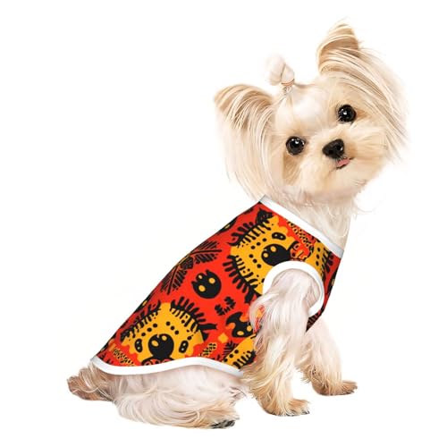 Ancient Composition Haustier-T-Shirts für Hunde, weiche und atmungsaktive Hundekleidung, einfaches An- und Ausziehen, geeignet für kleine Haustiere Ancient Composition Haustier-T-Shirts für Hunde, weiche und atmungsaktive Hundekleidung, einfaches An- und Ausziehen, geeignet für kleine Haustiere von UYHhgqw
