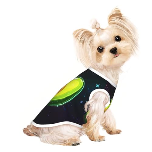 Avocado Night Haustier-T-Shirts für Hunde, weiche und atmungsaktive Hundekleidung, einfaches An- und Ausziehen, geeignet für kleine Haustiere Avocado Night Haustier-T-Shirts für Hunde, weiche und atmungsaktive Hundekleidung, einfaches An- und Ausziehen, geeignet für kleine Haustiere von UYHhgqw