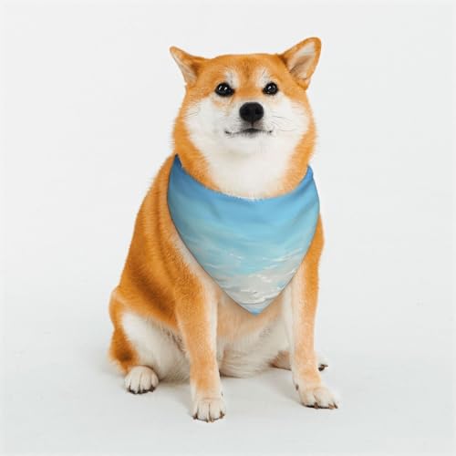 Coastal Wave Hundehalstücher für kleine, mittelgroße und große Hunde, weich und bequem, für Jungen und Mädchen, ideal für Haustiere Coastal Wave Hundehalstücher für kleine, mittelgroße und große Hunde, weich und bequem, für Jungen und Mädchen, ideal für Haustiere von UYHhgqw
