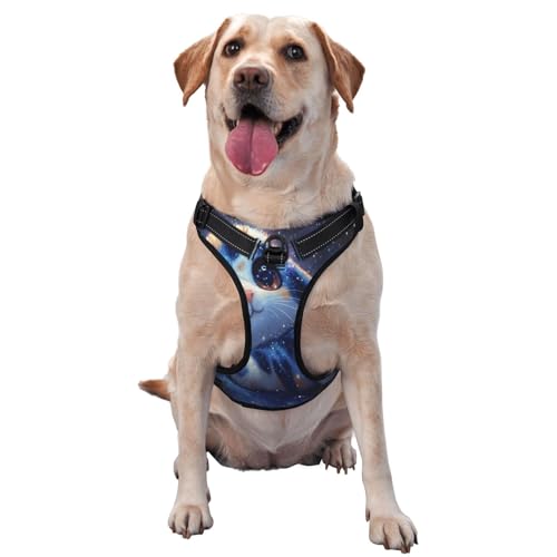 Dream Paradise Hundegeschirr für kleine, mittelgroße und große Hunde - Reflektierende Riemen, verstellbare Passform mit Schnellverschluss-Schnallen Dream Paradise Hundegeschirr für kleine, mittelgroße und große Hunde - Reflektierende Riemen, verstellbare Passform mit Schnellverschluss-Schnallen von UYHhgqw