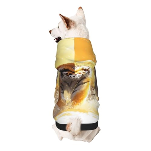 Fierce Northeast Tiger Hunde-Kapuzenpullover, weiches und atmungsaktives Polyester, Haustierkleidung für kleine Hunde, Jungen und Mädchen Fierce Northeast Tiger Hunde-Kapuzenpullover, weiches und atmungsaktives Polyester, Haustierkleidung für kleine Hunde, Jungen und Mädchen von UYHhgqw
