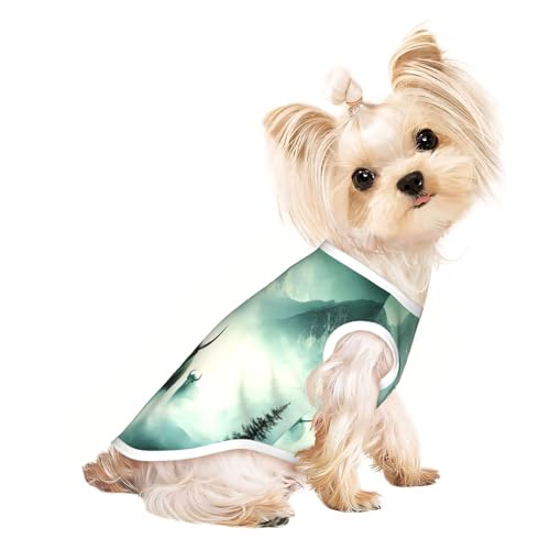 Haustier-T-Shirts für Hunde, Rinderherden in den Bergen, weiche und atmungsaktive Hundekleidung, einfaches An- und Ausziehen, geeignet für kleine Haustiere Haustier-T-Shirts für Hunde, Rinderherden in den Bergen, weiche und atmungsaktive Hundekleidung, einfaches An- und Ausziehen, geeignet für kleine Haustiere von UYHhgqw