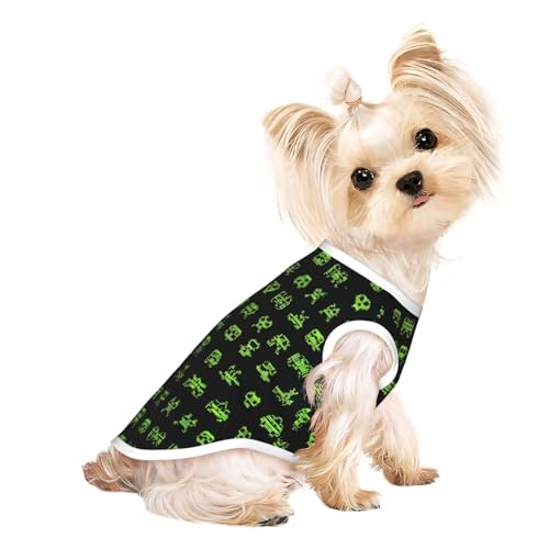 Haustier-T-Shirts für Hunde, weiche und atmungsaktive Hundekleidung, einfaches An- und Ausziehen, geeignet für kleine Haustiere Haustier-T-Shirts für Hunde, weiche und atmungsaktive Hundekleidung, einfaches An- und Ausziehen, geeignet für kleine Haustiere von UYHhgqw