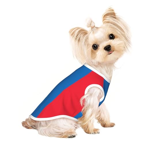 Haustier-T-Shirts für Hunde mit mongolischer Flagge, weiche und atmungsaktive Hundekleidung, einfaches An- und Ausziehen, geeignet für kleine Haustiere Haustier-T-Shirts für Hunde mit mongolischer Flagge, weiche und atmungsaktive Hundekleidung, einfaches An- und Ausziehen, geeignet für kleine Haustiere von UYHhgqw