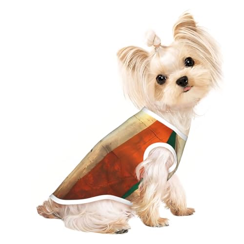 Haustier-T-Shirts mit irischer Flagge, für Hunde, weiche und atmungsaktive Hundekleidung, einfaches An- und Ausziehen, geeignet für kleine Haustiere Haustier-T-Shirts mit irischer Flagge, für Hunde, weiche und atmungsaktive Hundekleidung, einfaches An- und Ausziehen, geeignet für kleine Haustiere von UYHhgqw
