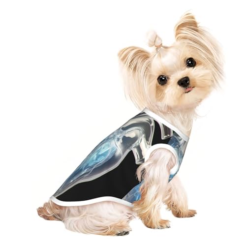 Heart Art Haustier-T-Shirts für Hunde, weiche und atmungsaktive Hundekleidung, einfaches An- und Ausziehen, geeignet für kleine Haustiere Heart Art Haustier-T-Shirts für Hunde, weiche und atmungsaktive Hundekleidung, einfaches An- und Ausziehen, geeignet für kleine Haustiere von UYHhgqw
