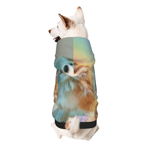 Hunde-Kapuzenpullover "The smile of a dog", weiches und atmungsaktives Polyester, Haustierkleidung für kleine Hunde, Jungen und Mädchen Hunde-Kapuzenpullover "The smile of a dog", weiches und atmungsaktives Polyester, Haustierkleidung für kleine Hunde, Jungen und Mädchen von UYHhgqw