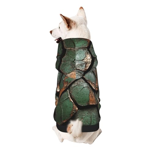 Hunde-Kapuzenpullover mit Schlangenhautmuster, weiches und atmungsaktives Polyester, Haustierkleidung für kleine Hunde, Jungen und Mädchen von UYHhgqw