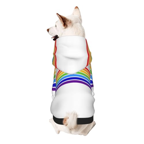 Hunde-Kapuzenpullover mit jüdischer Flagge, weiches und atmungsaktives Polyester, Haustierkleidung für kleine Hunde, Jungen und Mädchen von UYHhgqw