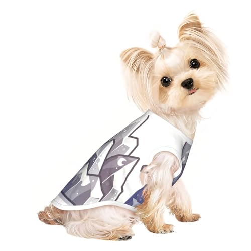 Hunde-T-Shirts mit Berg-Silhouette, weiche und atmungsaktive Hundekleidung, einfaches An- und Ausziehen, geeignet für kleine Haustiere Hunde-T-Shirts mit Berg-Silhouette, weiche und atmungsaktive Hundekleidung, einfaches An- und Ausziehen, geeignet für kleine Haustiere von UYHhgqw