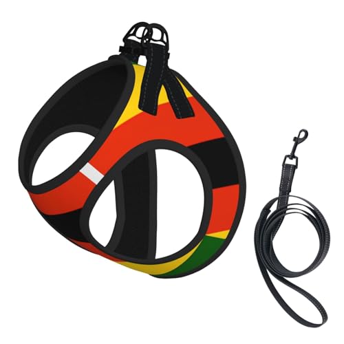 Hundegeschirr Flagge von Simbabwe, atmungsaktiv, reflektierend, verstellbar, geeignet für kleine Katzen und Hunde Hundegeschirr Flagge von Simbabwe, atmungsaktiv, reflektierend, verstellbar, geeignet für kleine Katzen und Hunde von UYHhgqw