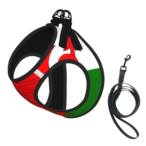 Hundegeschirr Flagge von Wales, atmungsaktiv, reflektierend, verstellbar, geeignet für kleine Katzen und Hunde Hundegeschirr Flagge von Wales, atmungsaktiv, reflektierend, verstellbar, geeignet für kleine Katzen und Hunde von UYHhgqw