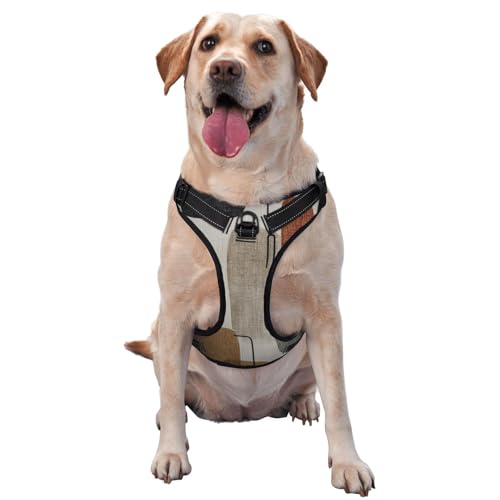 Hundegeschirr für kleine, mittelgroße und große Hunde, verschiedene Farben, reflektierende Riemen, verstellbare Passform mit Schnellverschluss-Schnallen Hundegeschirr für kleine, mittelgroße und große Hunde, verschiedene Farben, reflektierende Riemen, verstellbare Passform mit Schnellverschluss-Schnallen von UYHhgqw