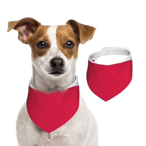 Hundehalstuch, Motiv: Flagge Polens, weich, bequem, verstellbare Passform für Jungen und Mädchen, drei Größen für Katzen und Hunde Hundehalstuch, Motiv: Flagge Polens, weich, bequem, verstellbare Passform für Jungen und Mädchen, drei Größen für Katzen und Hunde von UYHhgqw