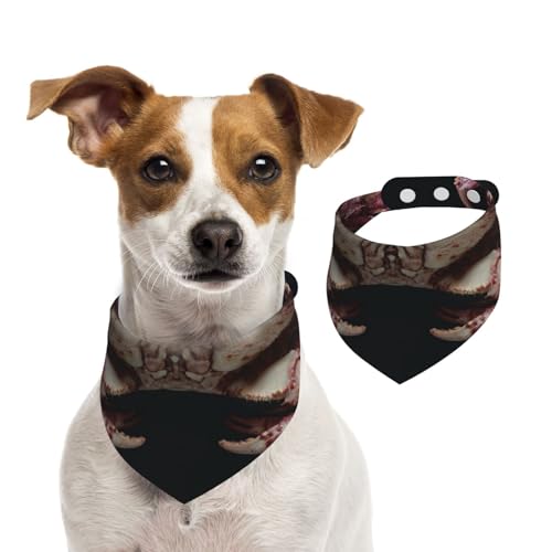 Hundehalstuch, Motiv: Krabben, weich, bequem, verstellbare Passform für Jungen und Mädchen, drei Größen für Katzen und Hunde Hundehalstuch, Motiv: Krabben, weich, bequem, verstellbare Passform für Jungen und Mädchen, drei Größen für Katzen und Hunde von UYHhgqw