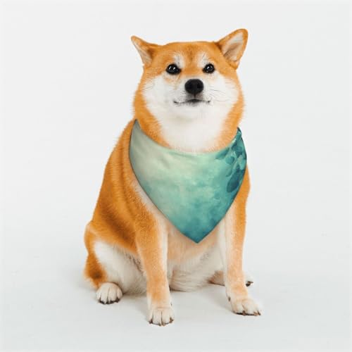 Hundehalstücher mit Eukalyptusblättern, für kleine, mittelgroße und große Hunde, weich und bequem, für Jungen und Mädchen, ideal für Haustiere Hundehalstücher mit Eukalyptusblättern, für kleine, mittelgroße und große Hunde, weich und bequem, für Jungen und Mädchen, ideal für Haustiere von UYHhgqw