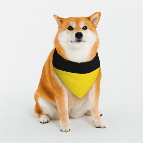 Hundehalstücher mit Flagge von Baden-Württemberg, für kleine, mittelgroße und große Hunde, weich und bequem, für Jungen und Mädchen, ideal für Haustiere Hundehalstücher mit Flagge von Baden-Württemberg, für kleine, mittelgroße und große Hunde, weich und bequem, für Jungen und Mädchen, ideal für Haustiere von UYHhgqw