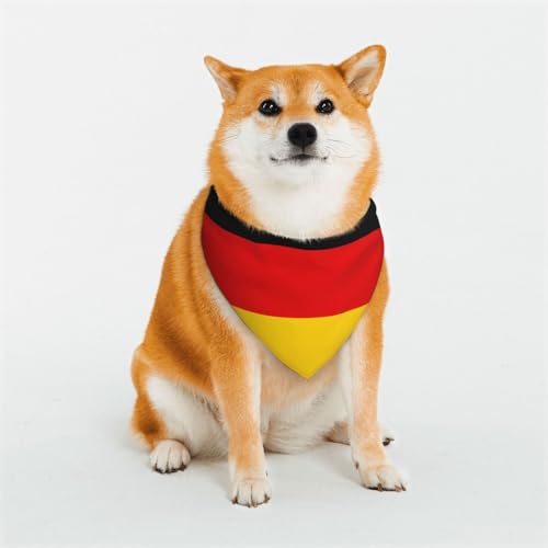 Hundehalstücher mit deutscher Flagge, für kleine, mittelgroße und große Hunde, weich und bequem, für Jungen und Mädchen, ideal für Haustiere Hundehalstücher mit deutscher Flagge, für kleine, mittelgroße und große Hunde, weich und bequem, für Jungen und Mädchen, ideal für Haustiere von UYHhgqw