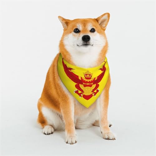 Hundehalstücher mit königlicher Flagge von Thailand, für kleine, mittelgroße und große Hunde, weich und bequem, für Jungen und Mädchen, ideal für Haustiere Hundehalstücher mit königlicher Flagge von Thailand, für kleine, mittelgroße und große Hunde, weich und bequem, für Jungen und Mädchen, ideal für Haustiere von UYHhgqw