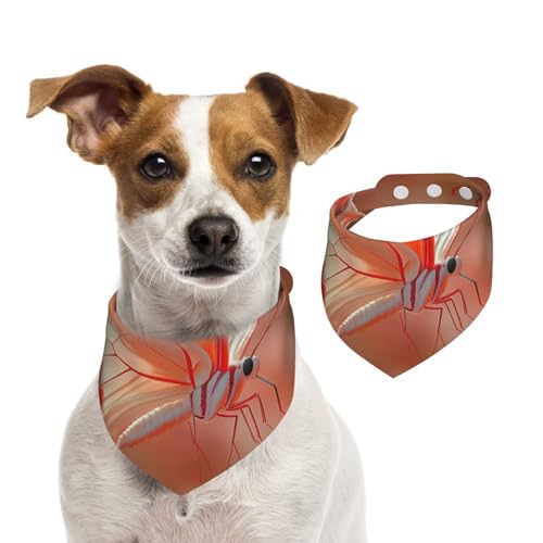 Hundehalstücher mit rotem Schmetterling, weich, bequem, verstellbare Passform für Jungen und Mädchen, drei Größen für Katzen und Hunde Hundehalstücher mit rotem Schmetterling, weich, bequem, verstellbare Passform für Jungen und Mädchen, drei Größen für Katzen und Hunde von UYHhgqw
