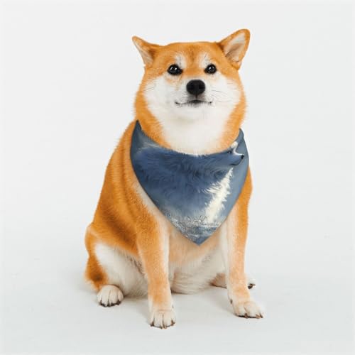 Lonely Fox Hundehalstücher für kleine, mittelgroße und große Hunde, weich und bequem, für Jungen und Mädchen, ideal für Haustiere von UYHhgqw