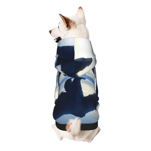 Lonely Hunde-Kapuzenpullover mit Eisbärmotiv, weiches und atmungsaktives Polyester, für kleine Hunde, Jungen und Mädchen von UYHhgqw